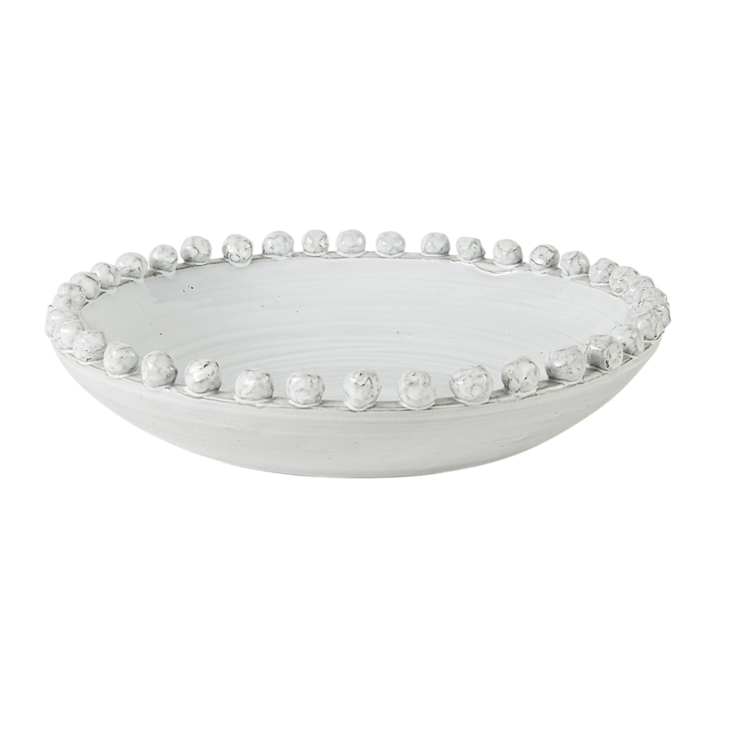 4" Off White Ceramic Tabletop Sculpture-1