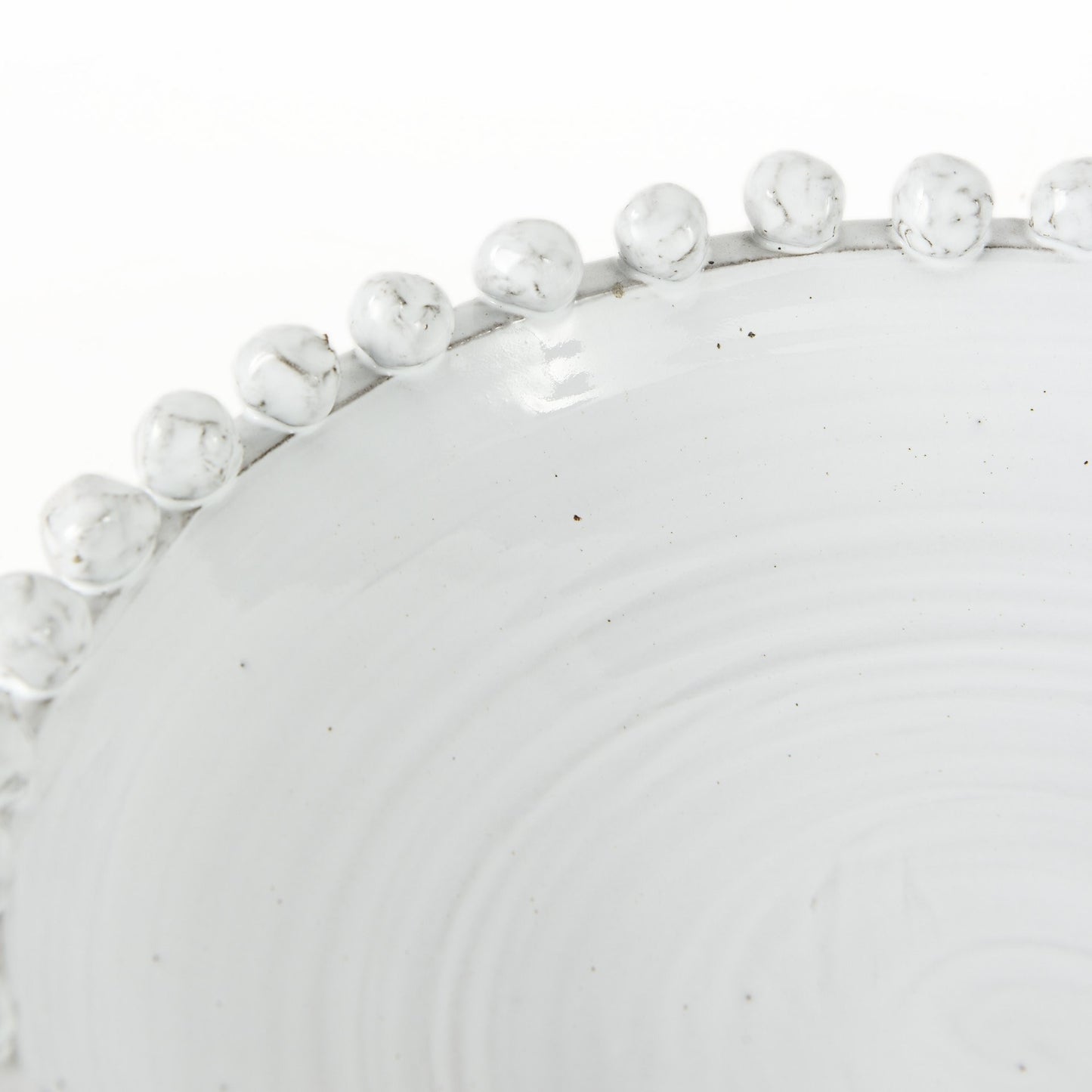 4" Off White Ceramic Tabletop Sculpture-3