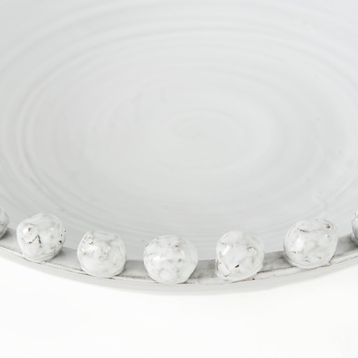 4" Off White Ceramic Tabletop Sculpture-4