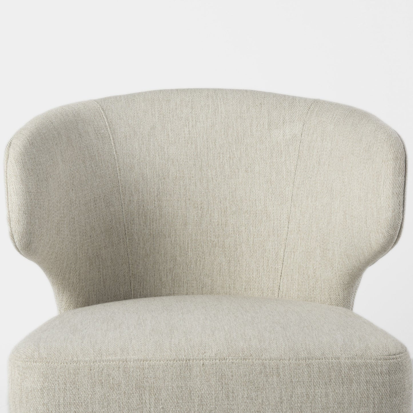Ivory and Black Wingback Dining Side Chair-6