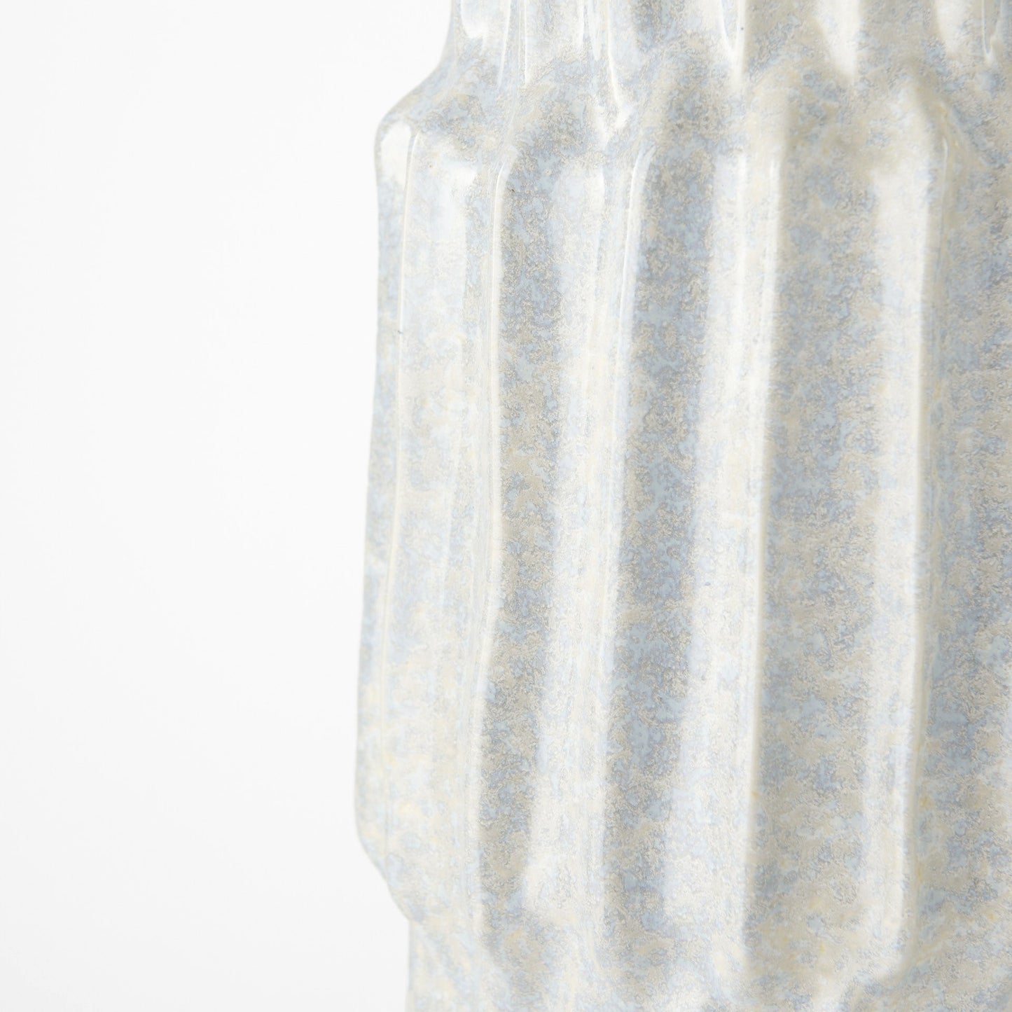 23" Gray Abstract Cylinder Ceramic Table Vase-7