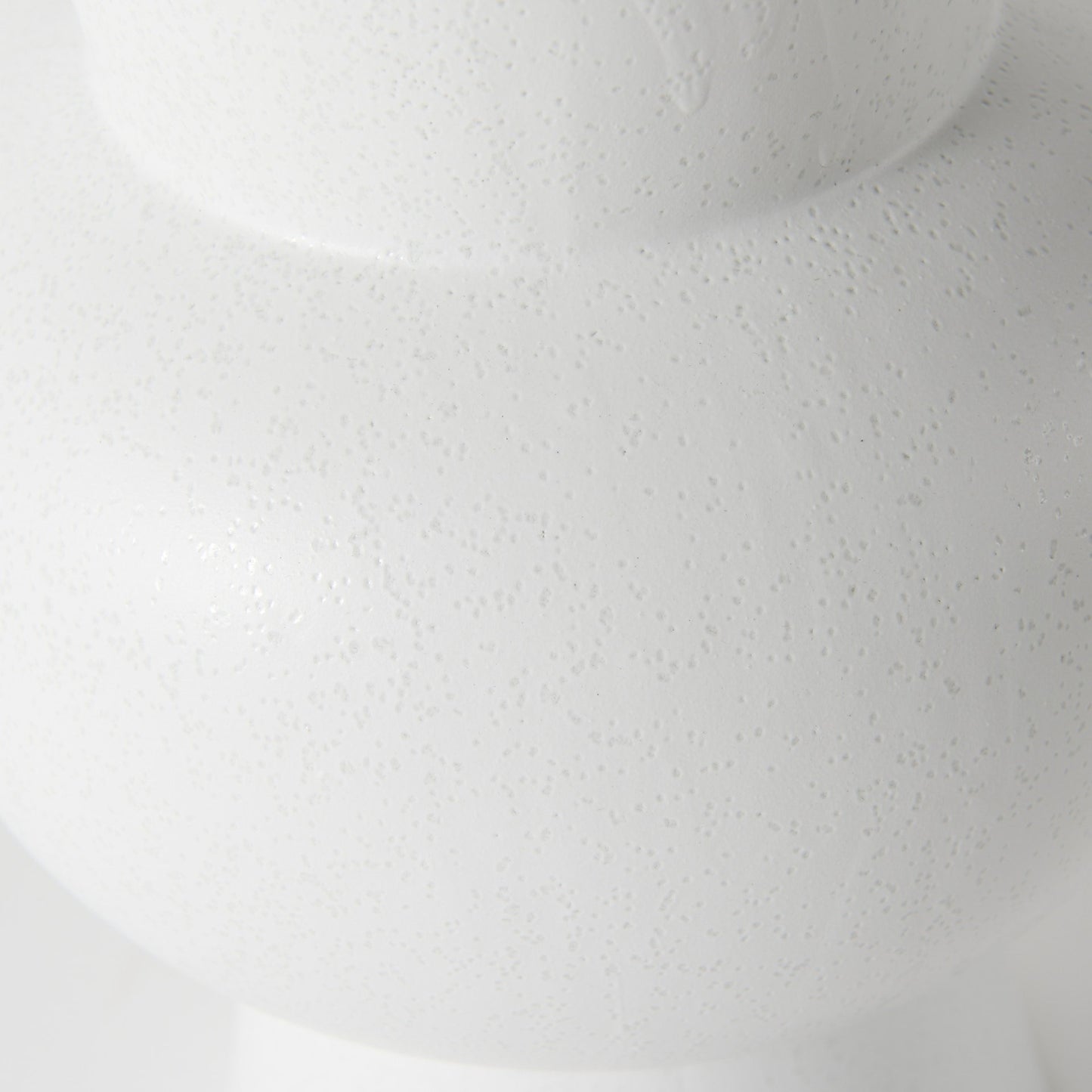 11" White Abstract Cylinder Ceramic Table Vase-7