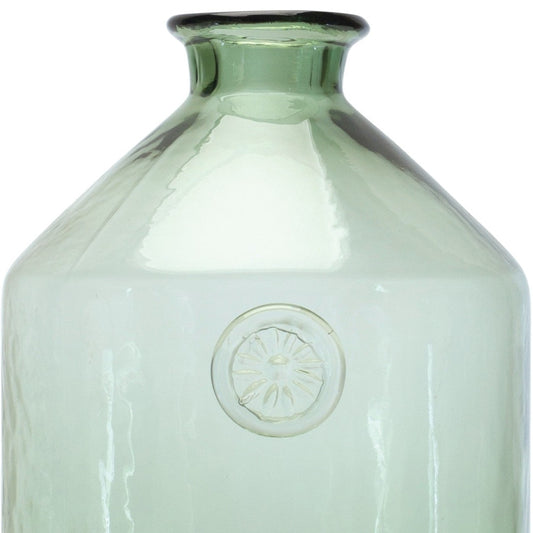 9" Sage Green Cylinder Glass Table Vase-2