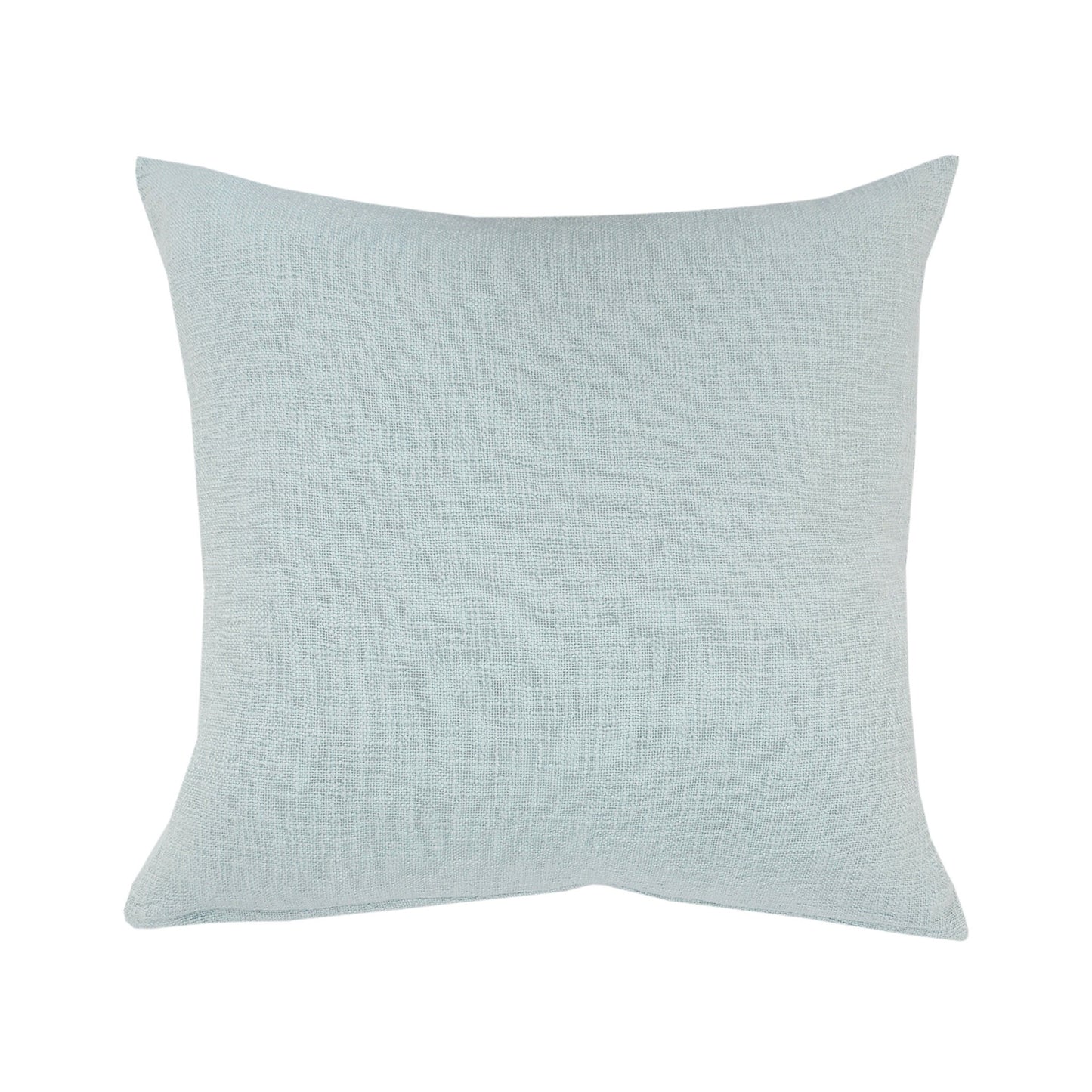 18" Blue Cotton Throw Pillow-5