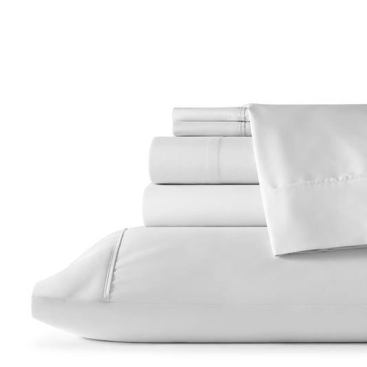 Six Piece White Microfiber Sheet Set-2