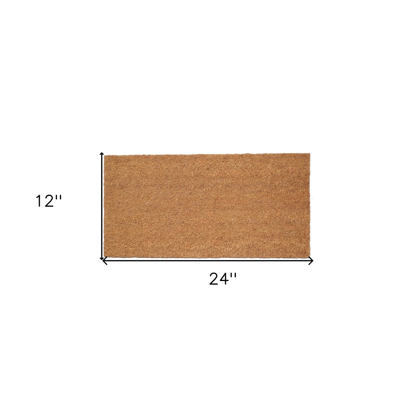 12" X 24" Natural Coir Outdoor Door Mat-2