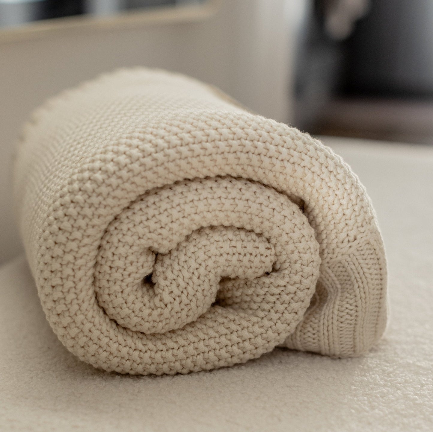 Regenerative Organic Knitted Blanket-3