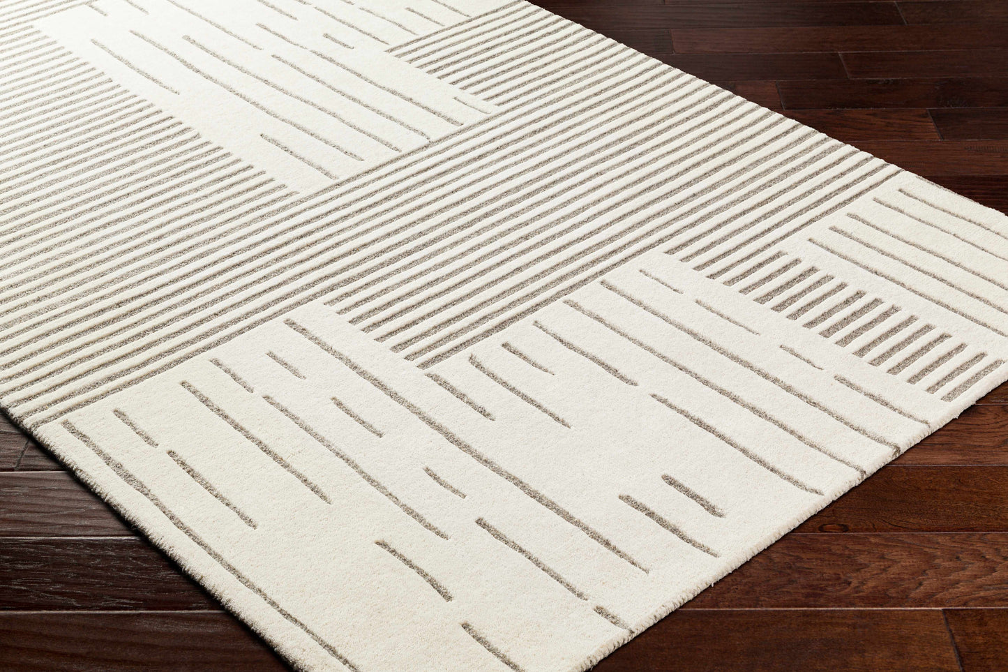 Kira Modern Wool Area Rug-3
