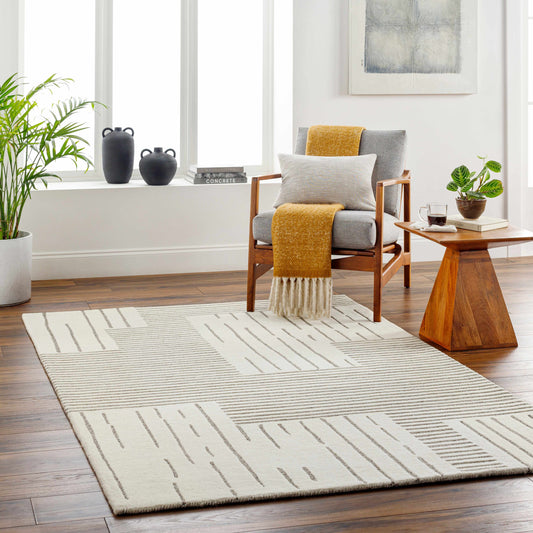 Kira Modern Wool Area Rug-0