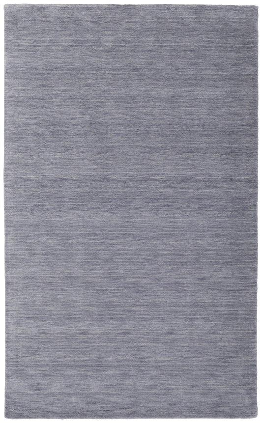Luna Modern Solid - Gray/Blue Area Rug-0