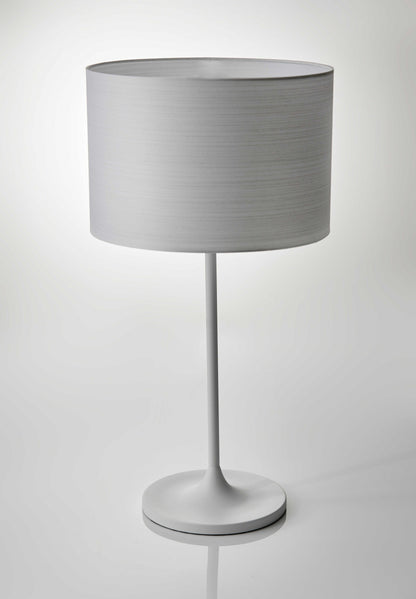 White On White Metal Table Lamp-6