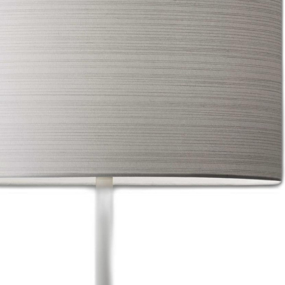 White On White Metal Table Lamp-2