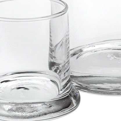 Set of Two Clear Crystal Glass Stemless Carafe And Drinking Glass-4