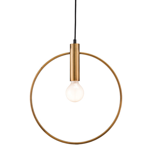 Gold Ring Metal Dimmable Chandelier-2