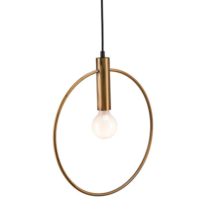 Gold Ring Metal Dimmable Chandelier-0