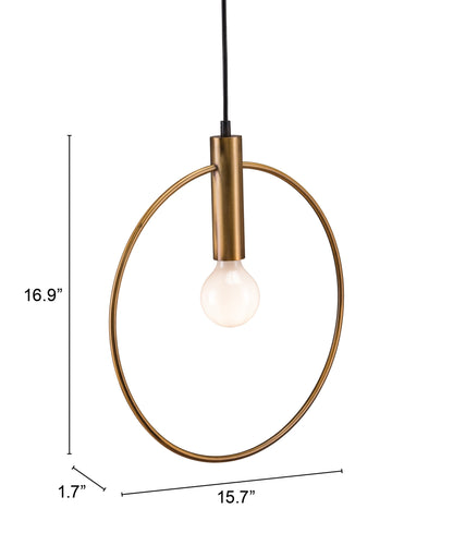 Gold Ring Metal Dimmable Chandelier-7