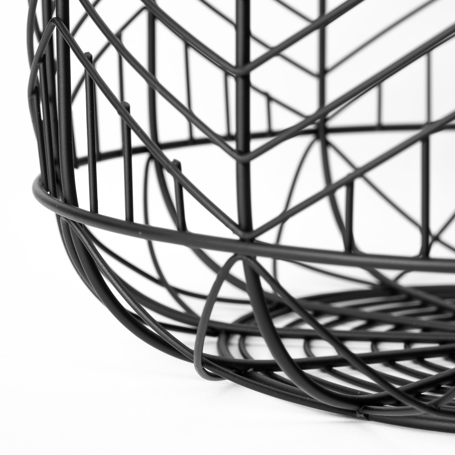 Set of Two Black Metal Tabletop Sculpture-5