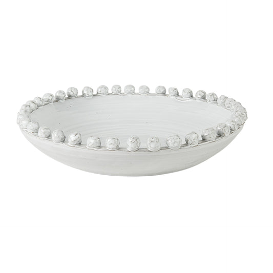 4" Off White Ceramic Tabletop Sculpture-1