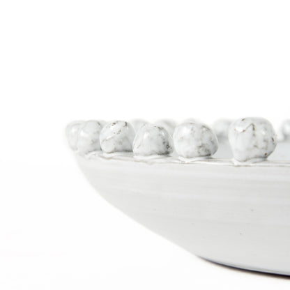 4" Off White Ceramic Tabletop Sculpture-2
