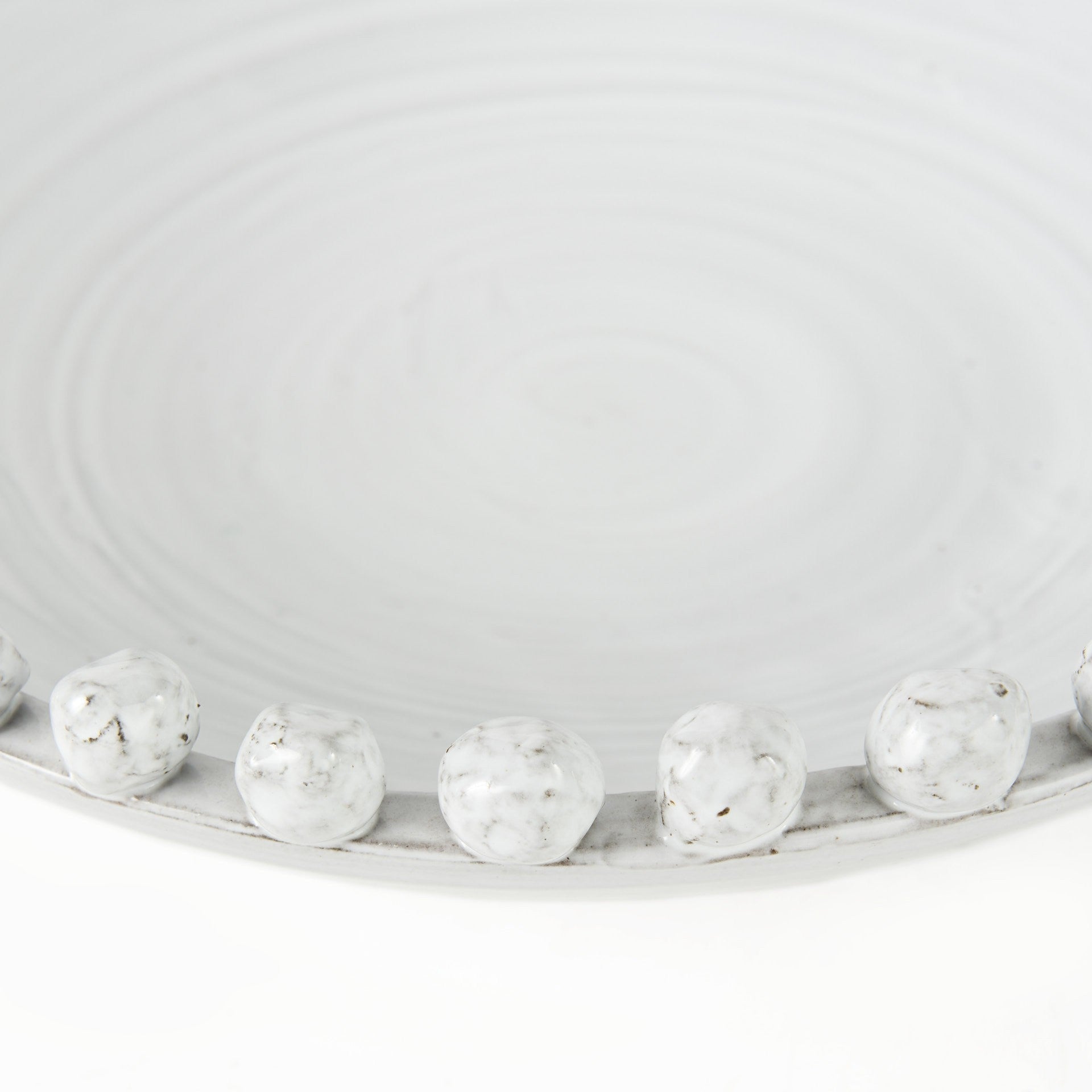 4" Off White Ceramic Tabletop Sculpture-4