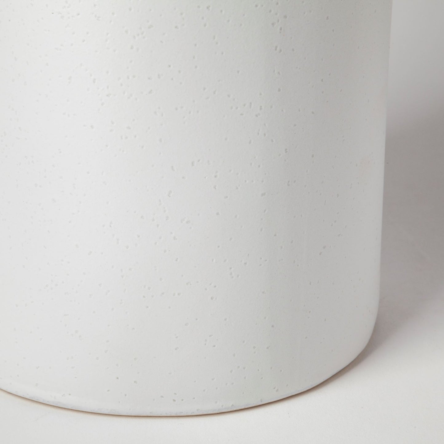 18" Black And White Abstract Cylinder Ceramic Table Vase-8