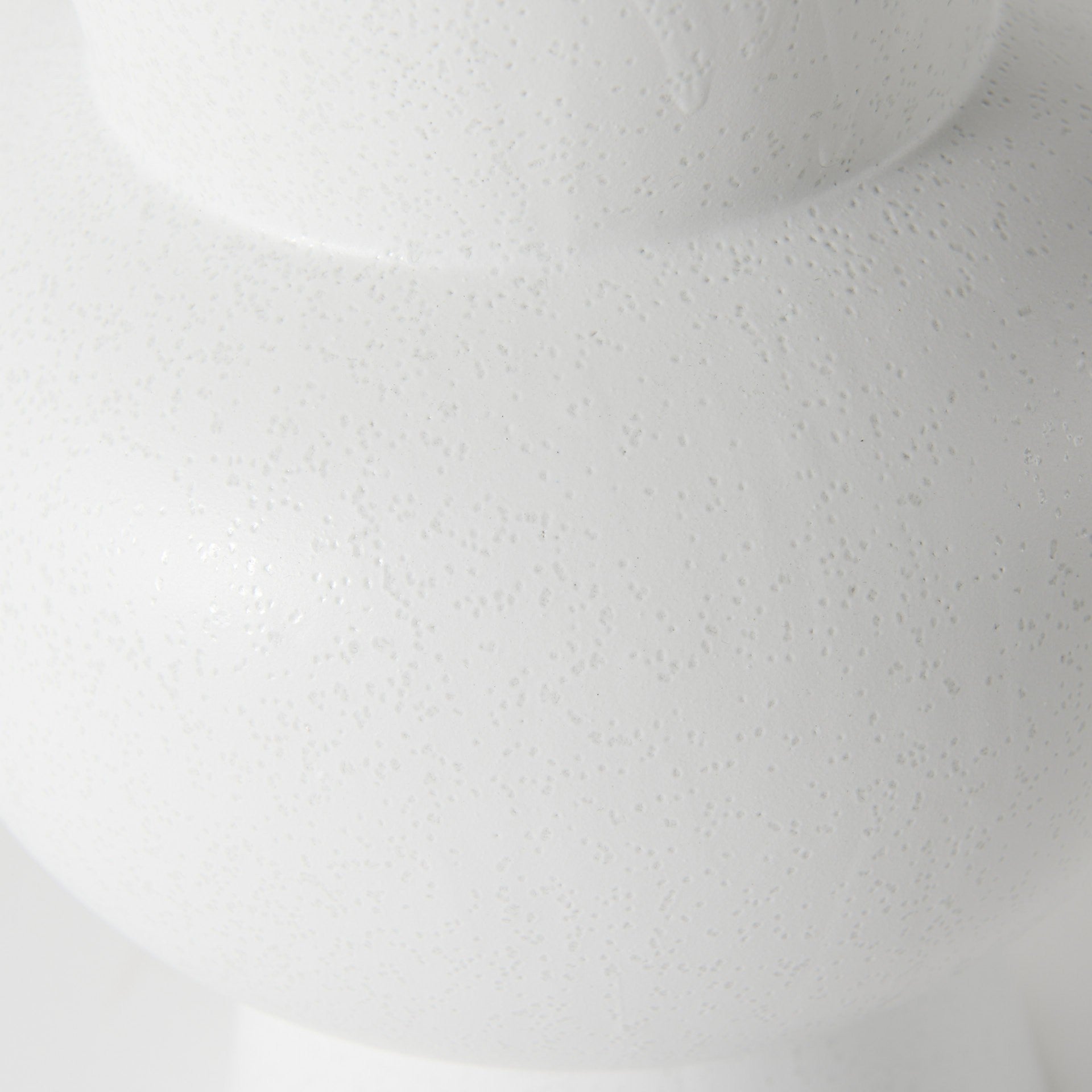 11" White Abstract Cylinder Ceramic Table Vase-7