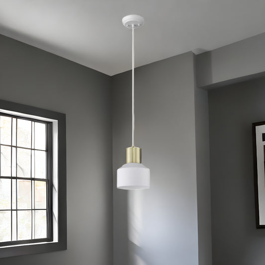White and Gold Pendant Hanging Light-6