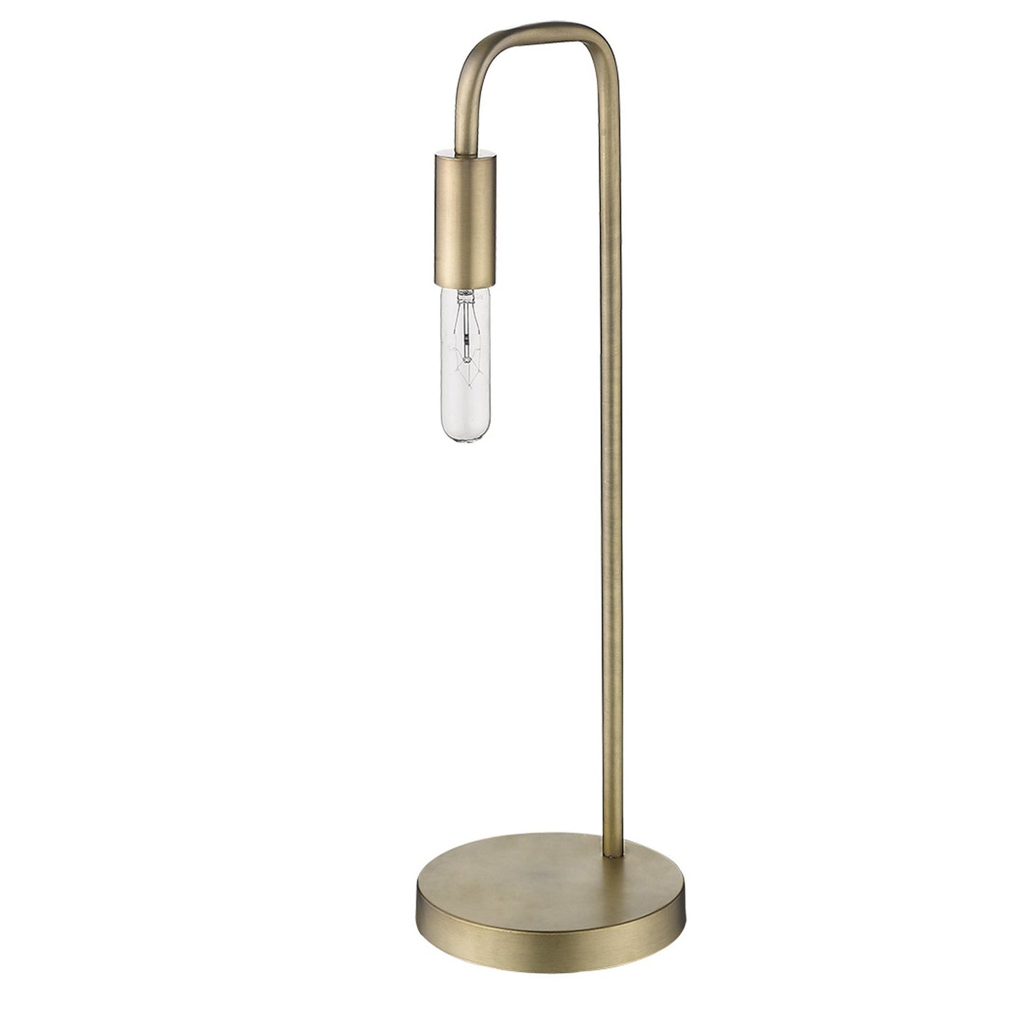 26" Brass Metal Table Lamp-2