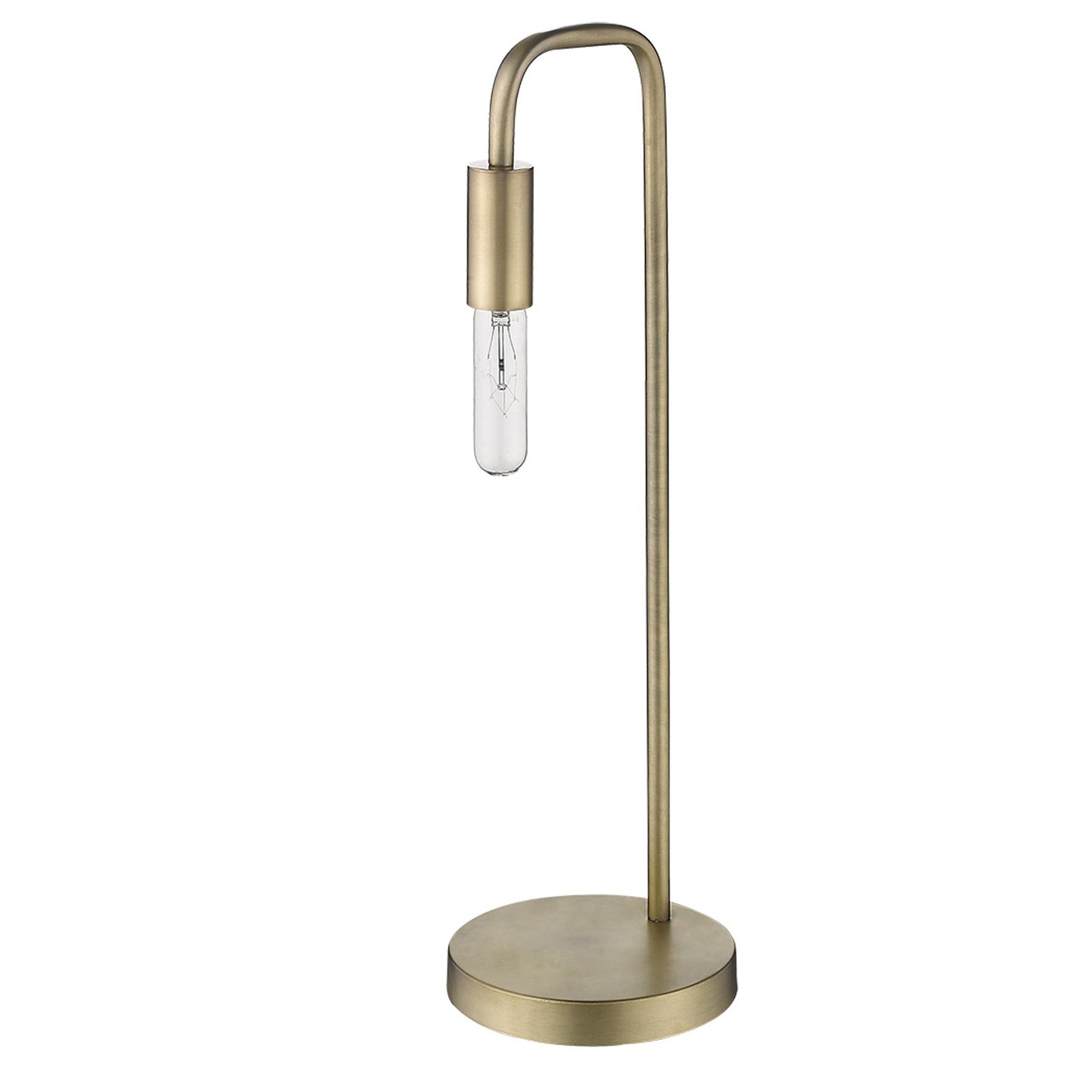 26" Brass Metal Table Lamp-2