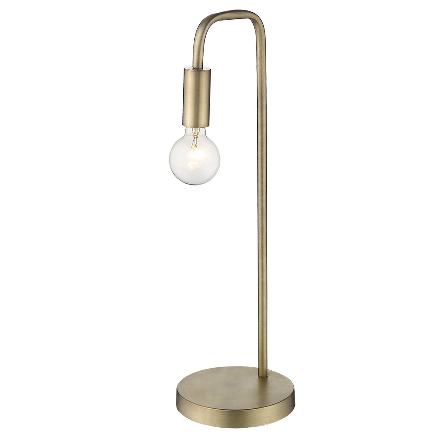 26" Brass Metal Table Lamp-1