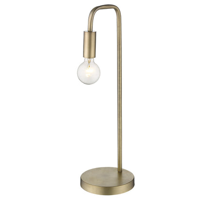 26" Brass Metal Table Lamp-1