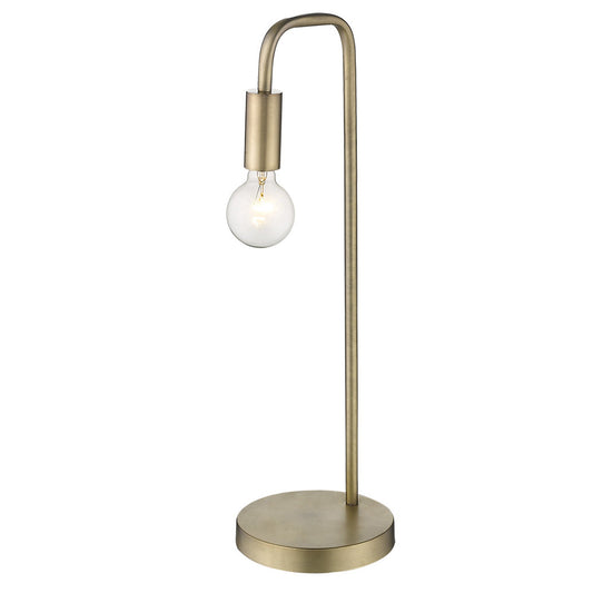 26" Brass Metal Table Lamp-1