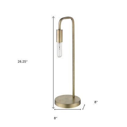 26" Brass Metal Table Lamp-4