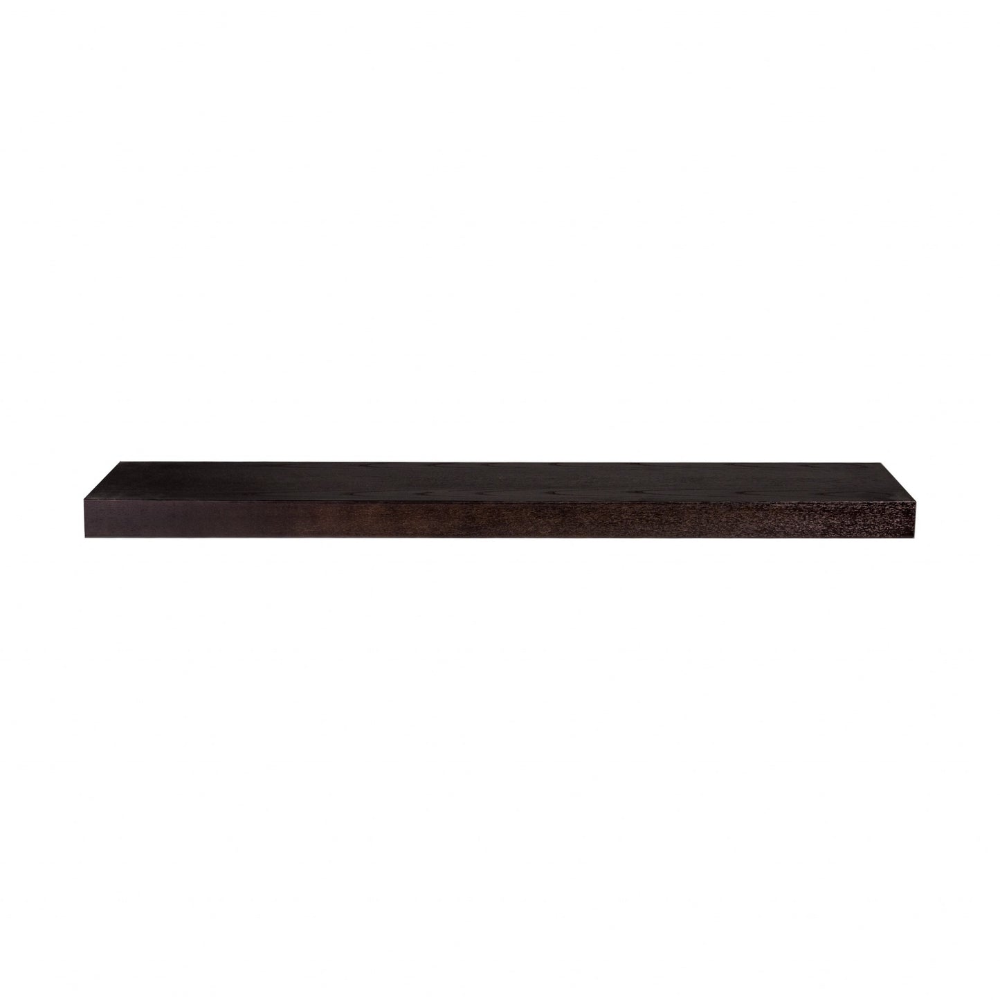 43" Espresso Wooden Wall Mounted Floating Shelf-1