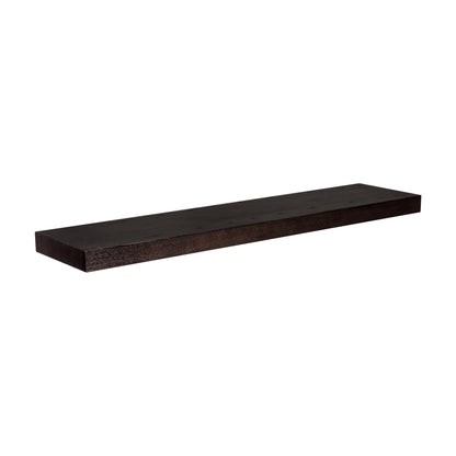 43" Espresso Wooden Wall Mounted Floating Shelf-2