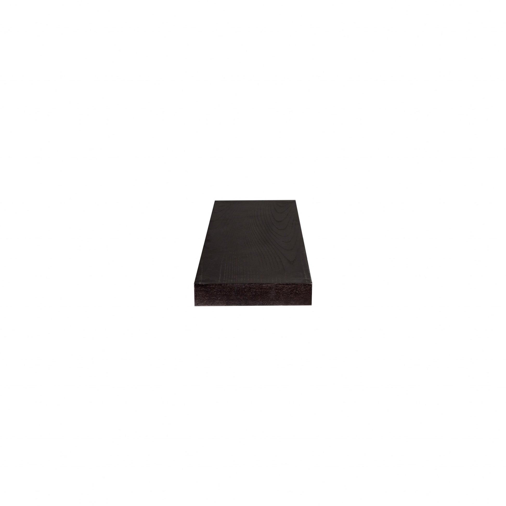 43" Espresso Wooden Wall Mounted Floating Shelf-3