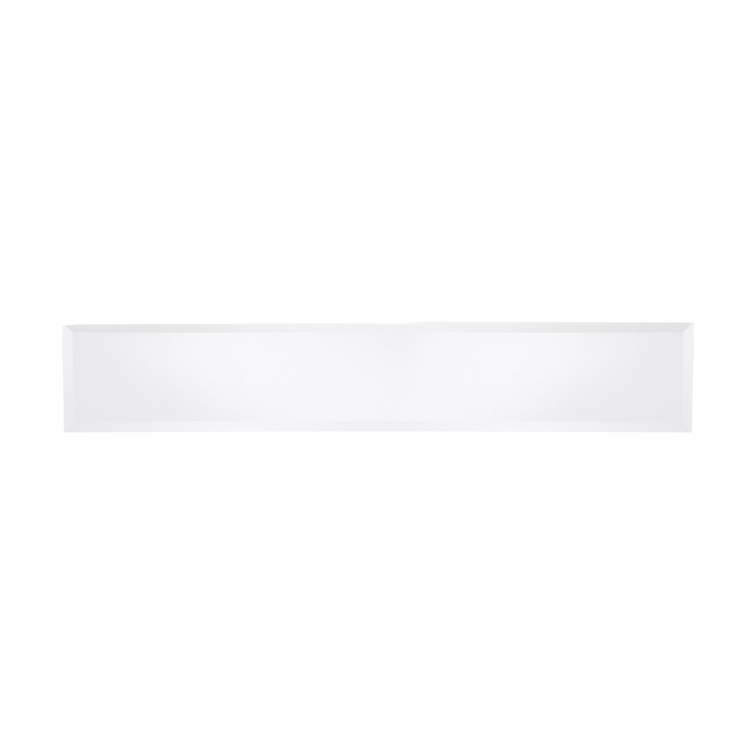 36" Silver and Gold Mirrored Glass Console Table-5