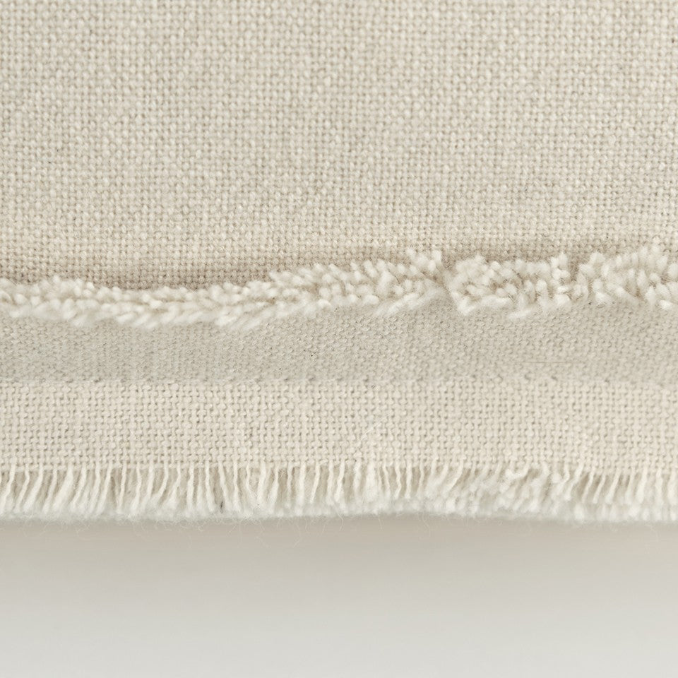 Beige Botanical Pattern Embroidered Lumbar Pillow-6