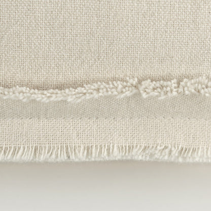 Beige Botanical Pattern Embroidered Lumbar Pillow-6