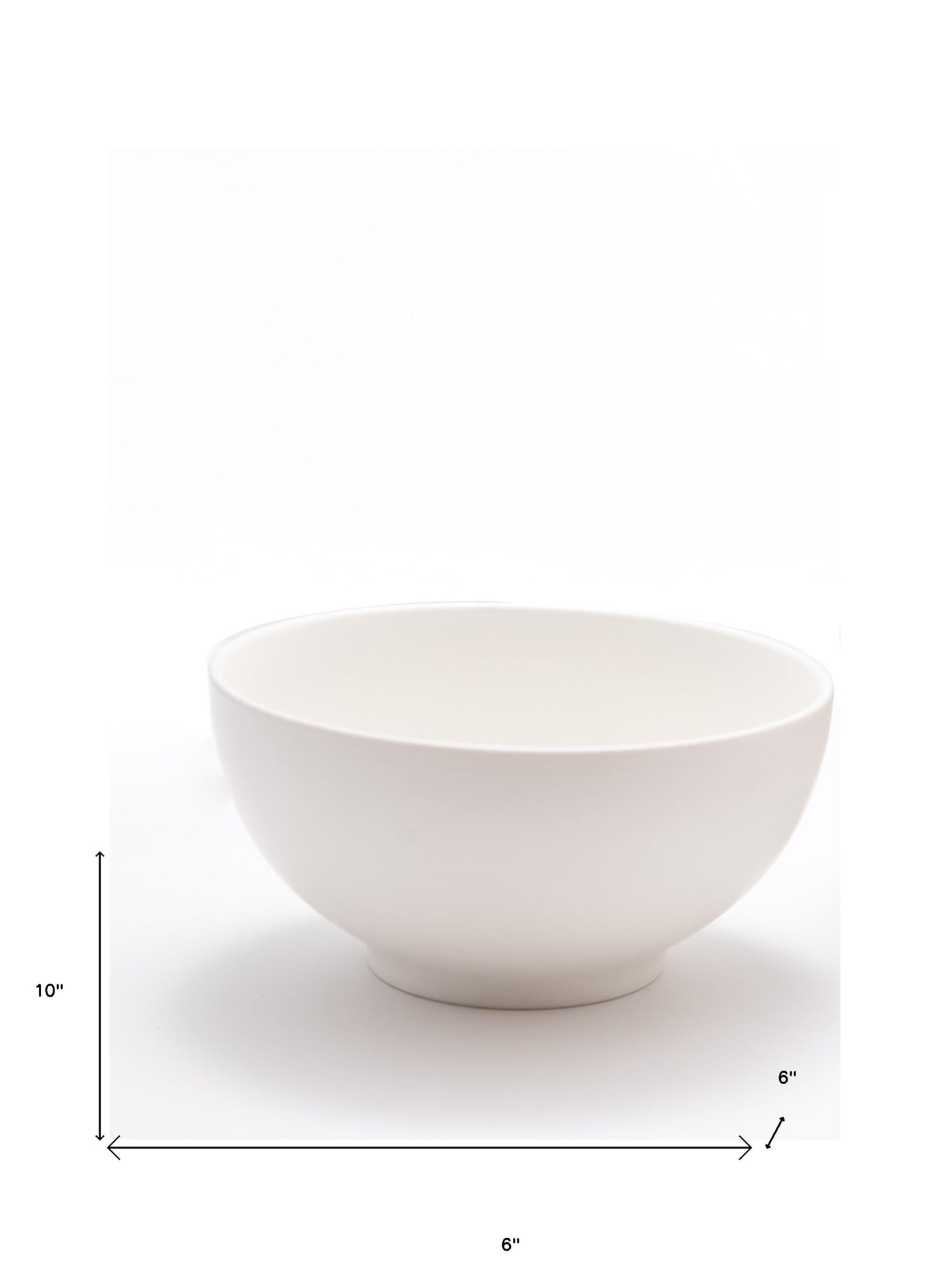White Four Piece Porcelain Service For Four Bowl Set-7