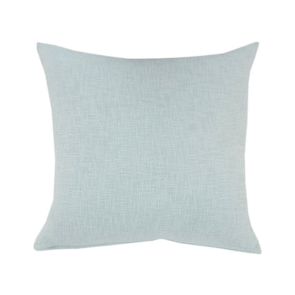 18" Blue Cotton Throw Pillow-5