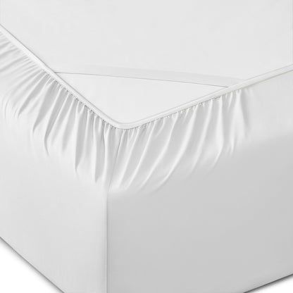 Six Piece White Microfiber Sheet Set-1