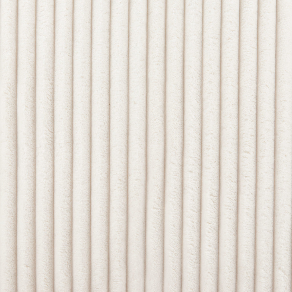 26" White Corduroy And Upholstered Lounge Chair-8