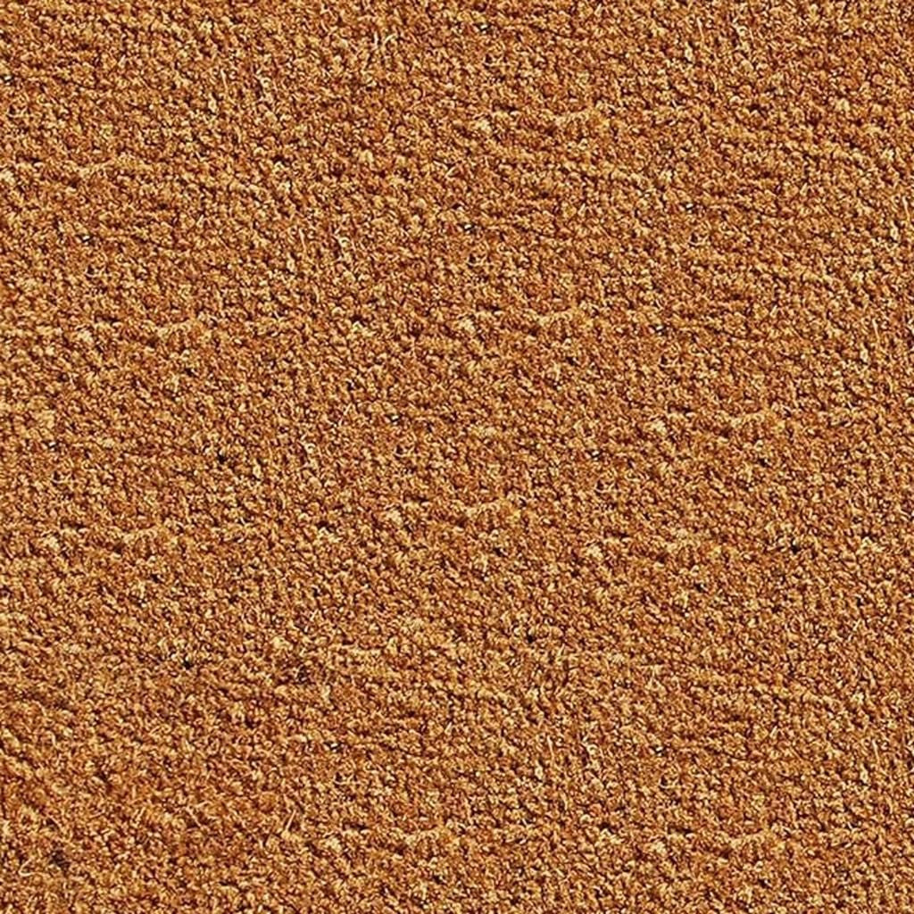 17" X 29" Natural And Red Hello Outdoor Coir Door Mat-2