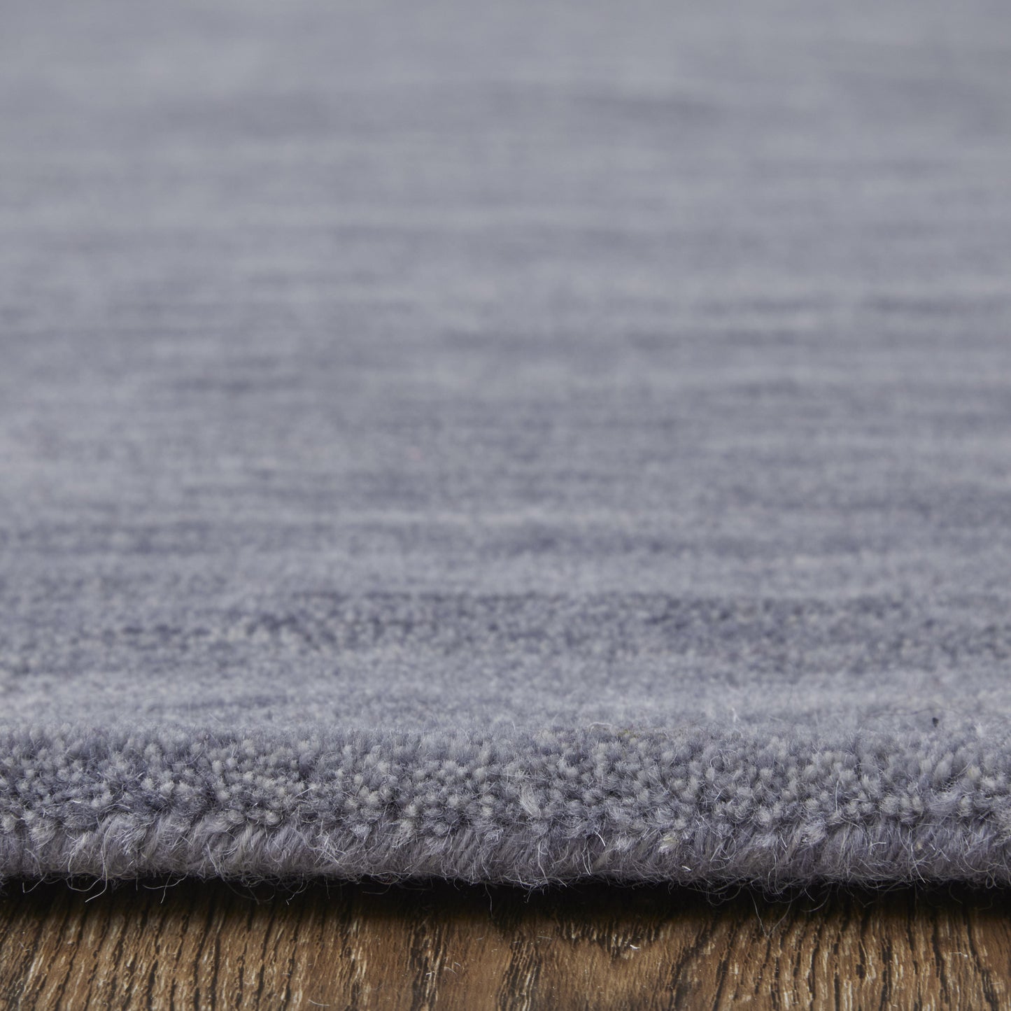 Luna Modern Solid - Gray/Blue Area Rug-5