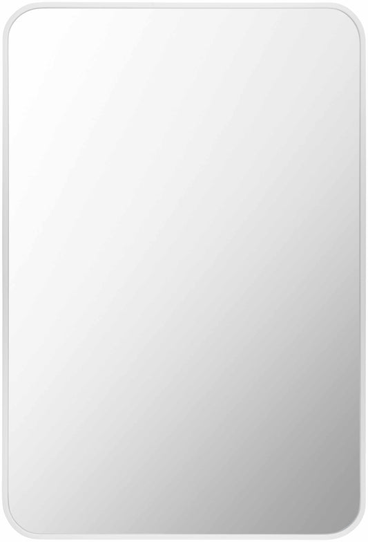 Sustinente White Carved Mirror-2