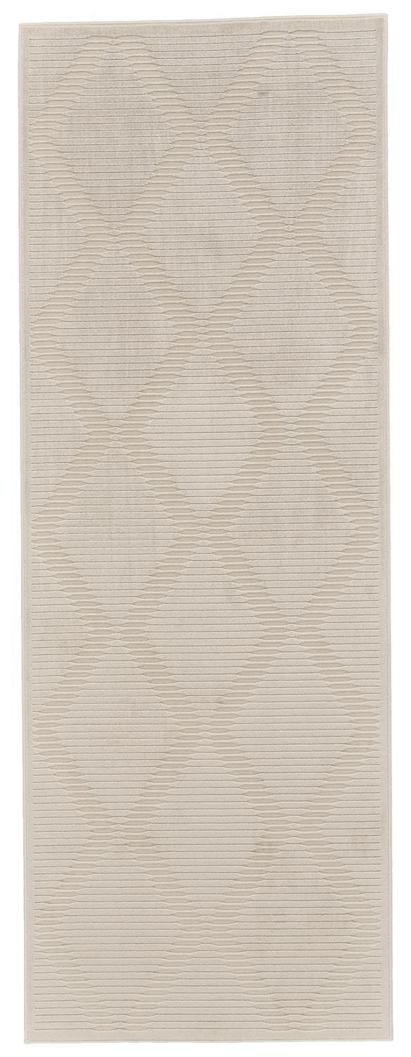 Prasad Modern Geometric - Ivory/Tan Area Rug-3