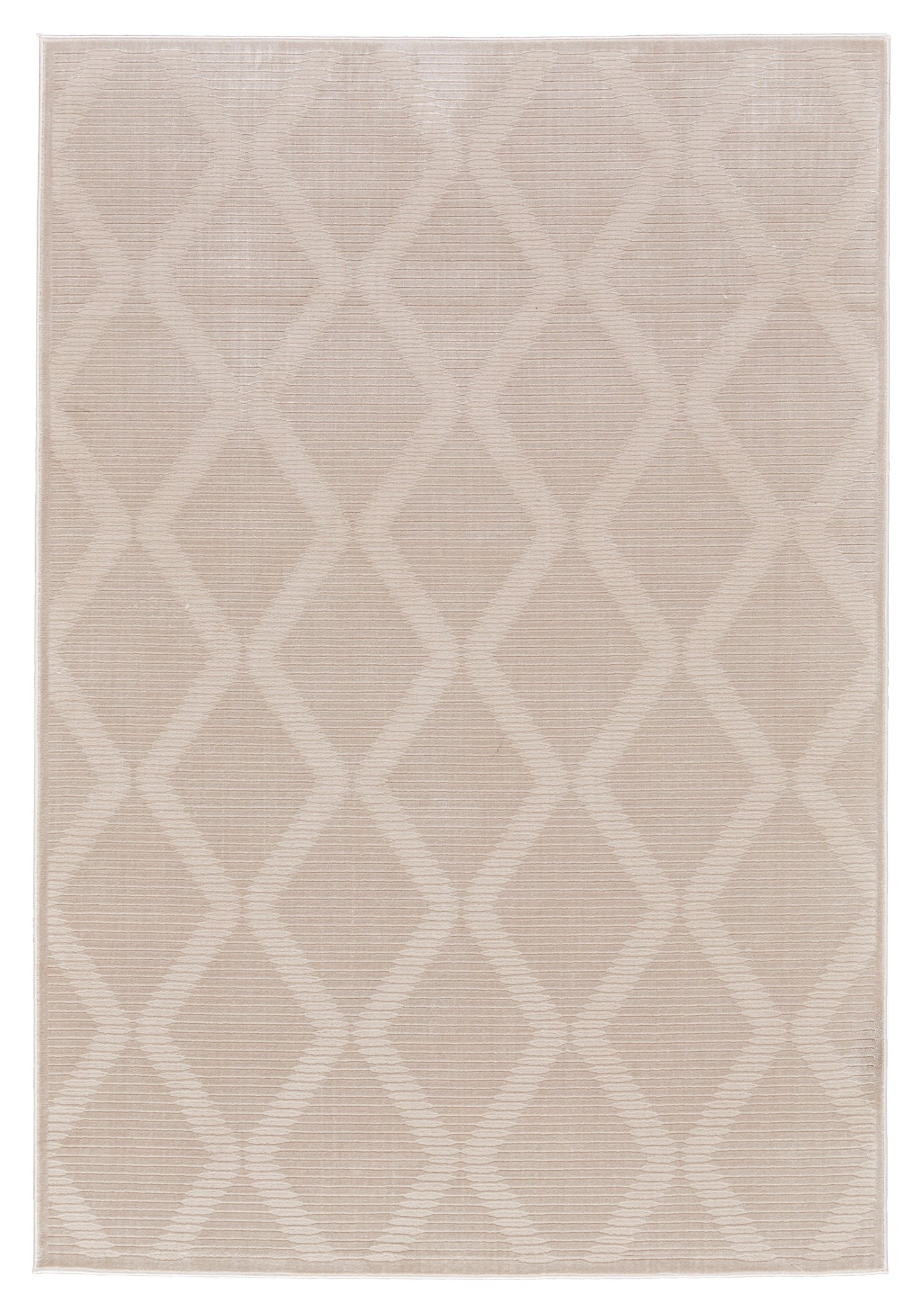 Prasad Modern Geometric - Ivory/Tan Area Rug-0