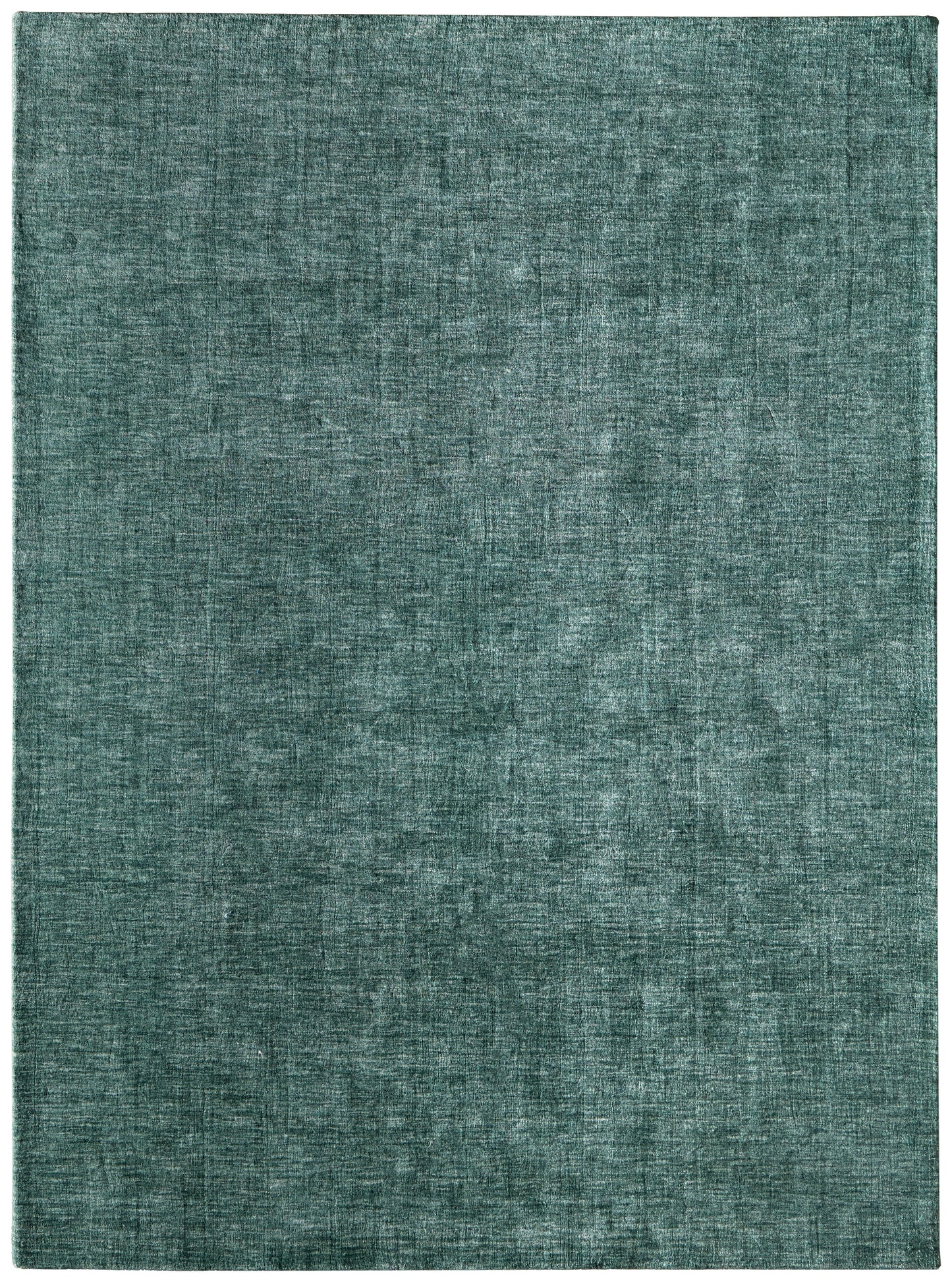 Luna Modern Solid - Green/White Area Rug-0