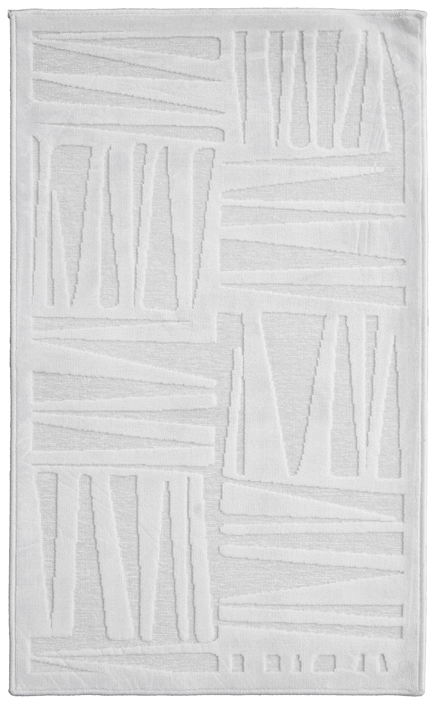 Saphir Mira Modern Geometric - White - Clearance-0